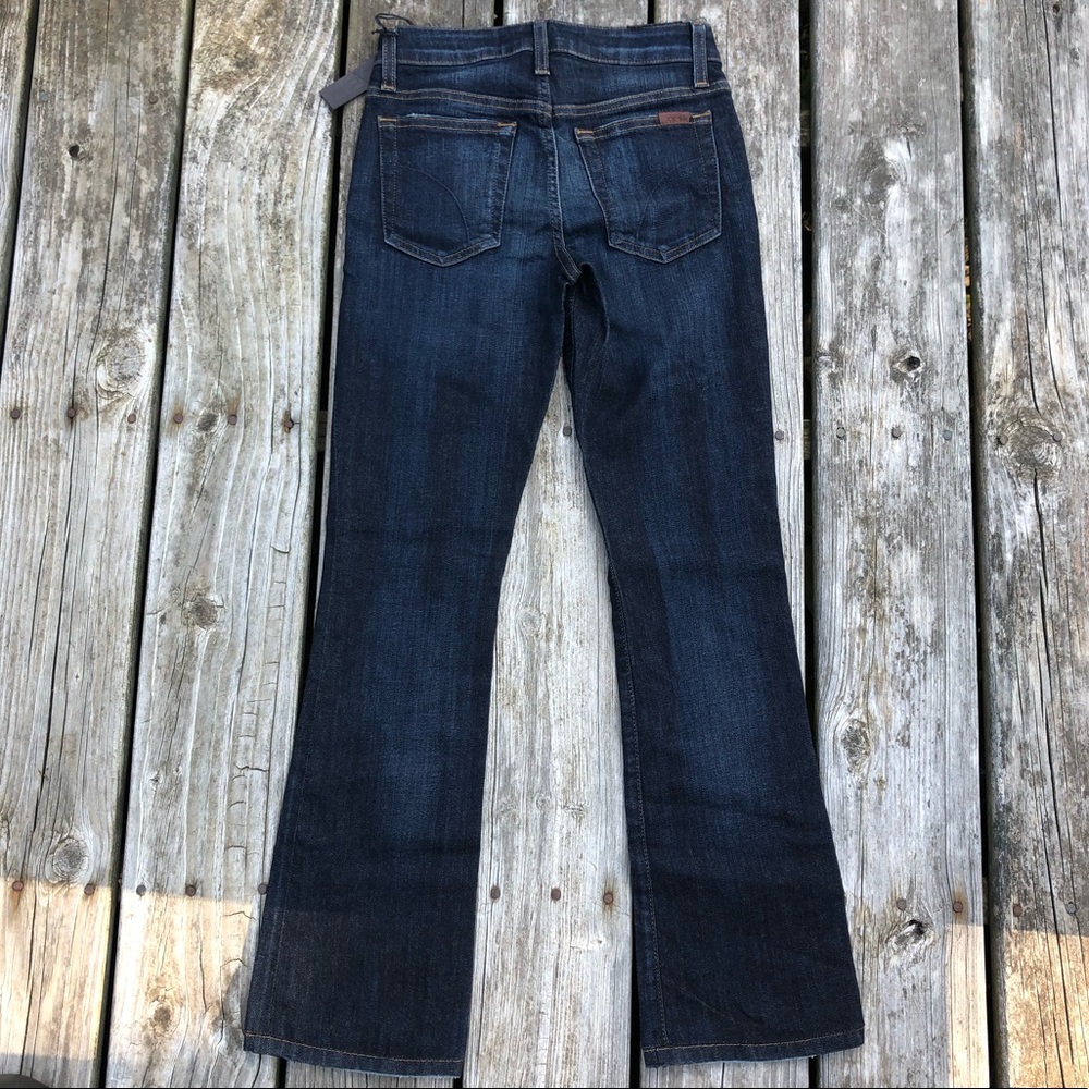 SZ 24 ONLY! Joe's Jeans Curvy Dark Wash Boot Cut Denim! NEW! - Picture 3 of 7